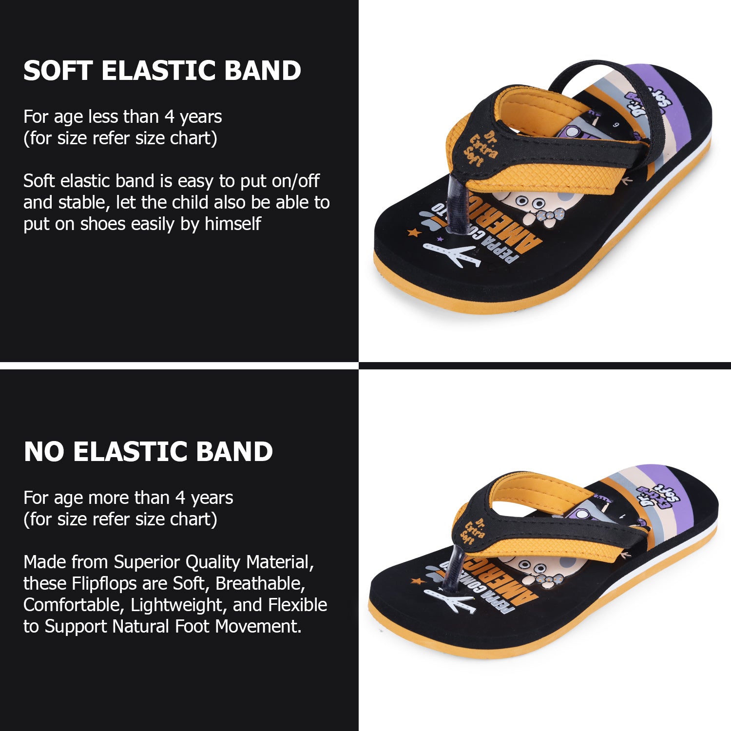 Doctor extra soft slippers best sale size chart