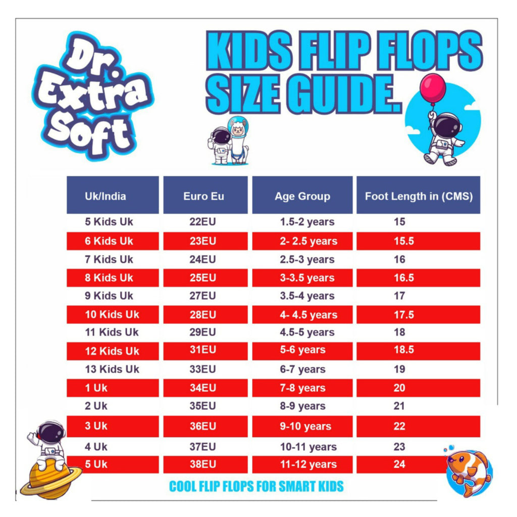 DOCTOR EXTRA SOFT Kids' Flip Flops — Champions Print