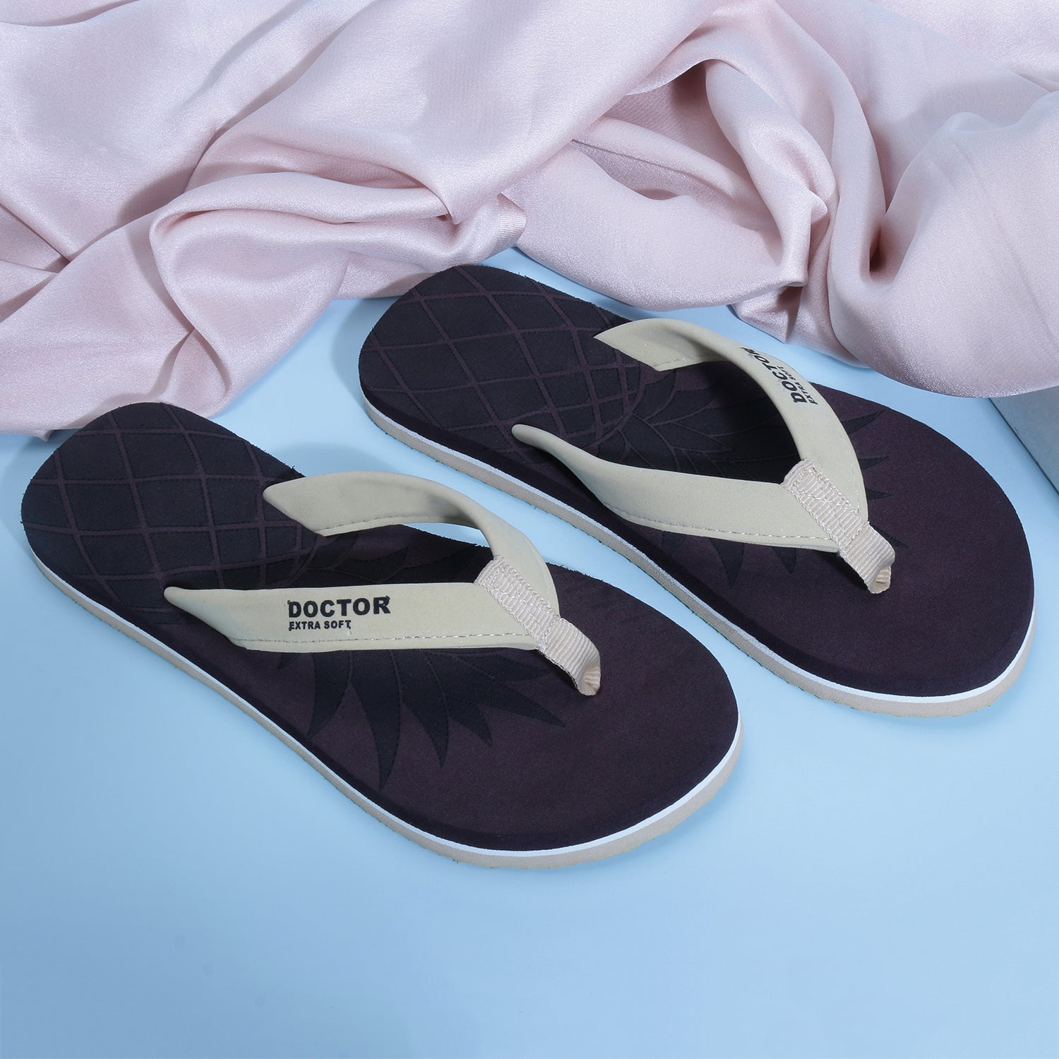 DOCTOR EXTRA SOFT House Slipper for Women's Care Durable | Orthopaedic & Diabetic | Lightweight|  Foot Pain Relief |Skid Resistant | Slippers for Girls & Ladies D-05