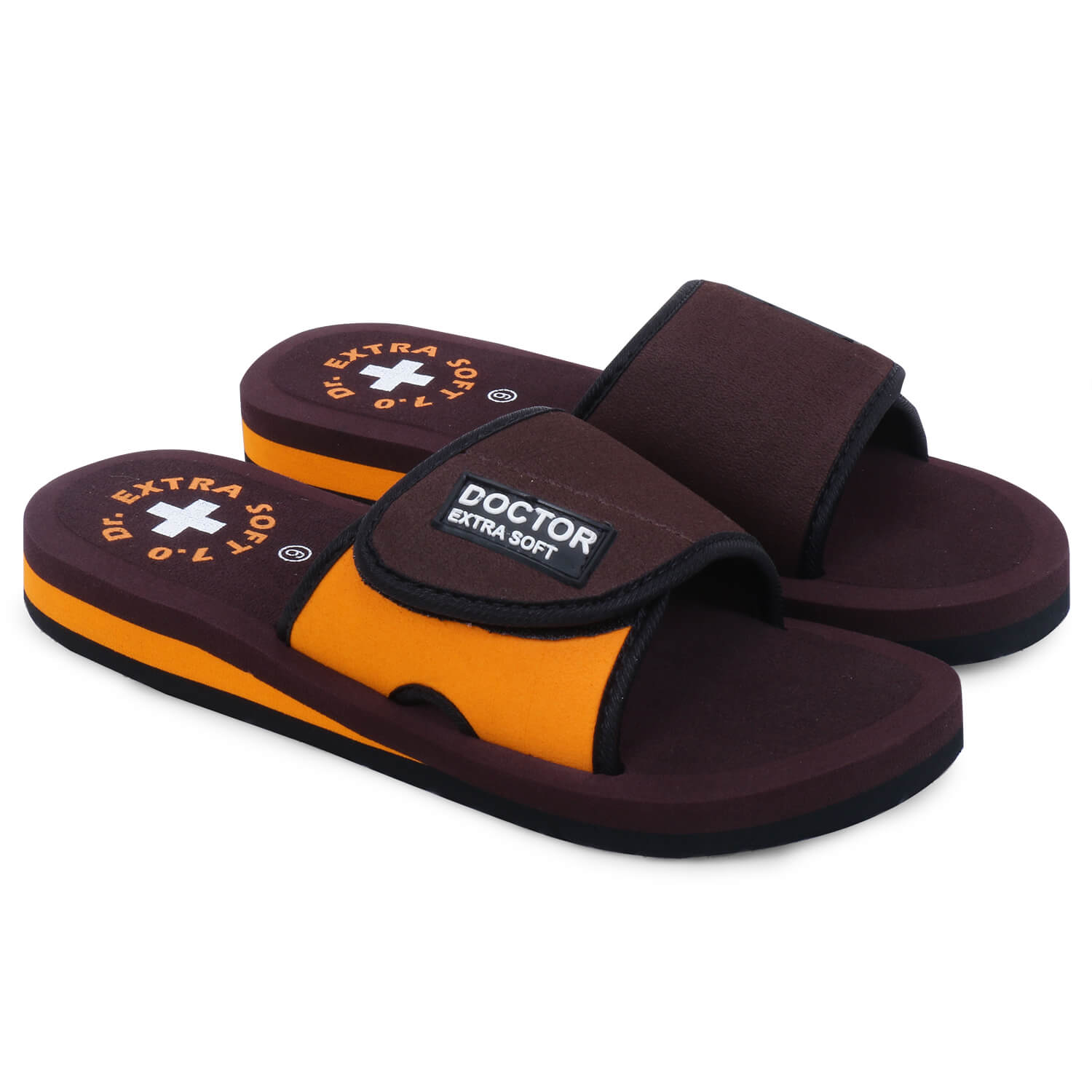 DOCTOR EXTRA SOFT D-52 Women's Slippers/Flip-flops Anti-Skid & Pregnancy, House Slippers With Velcro Adjustable Style