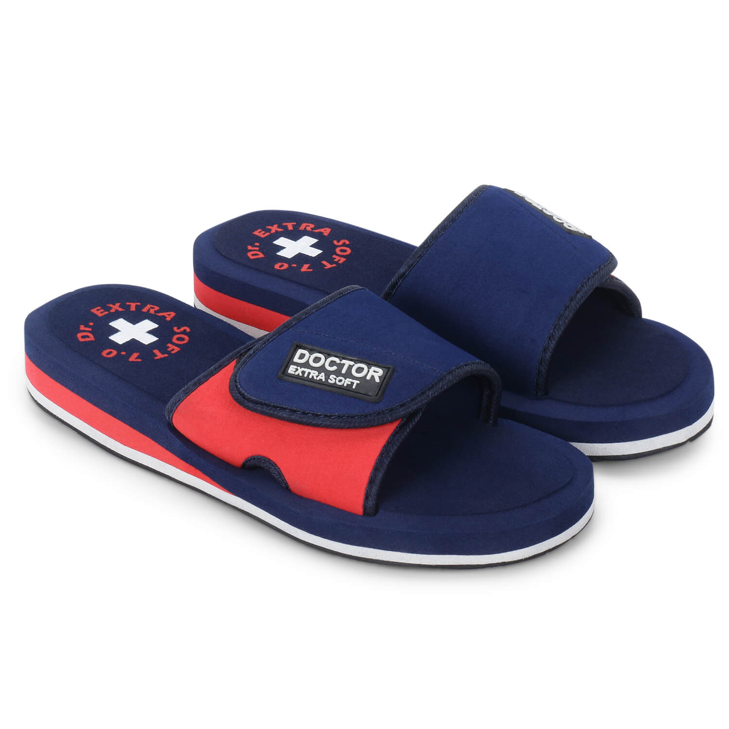 DOCTOR EXTRA SOFT D-52 Women's Slippers/Flip-flops Anti-Skid & Pregnancy, House Slippers With Velcro Adjustable Style