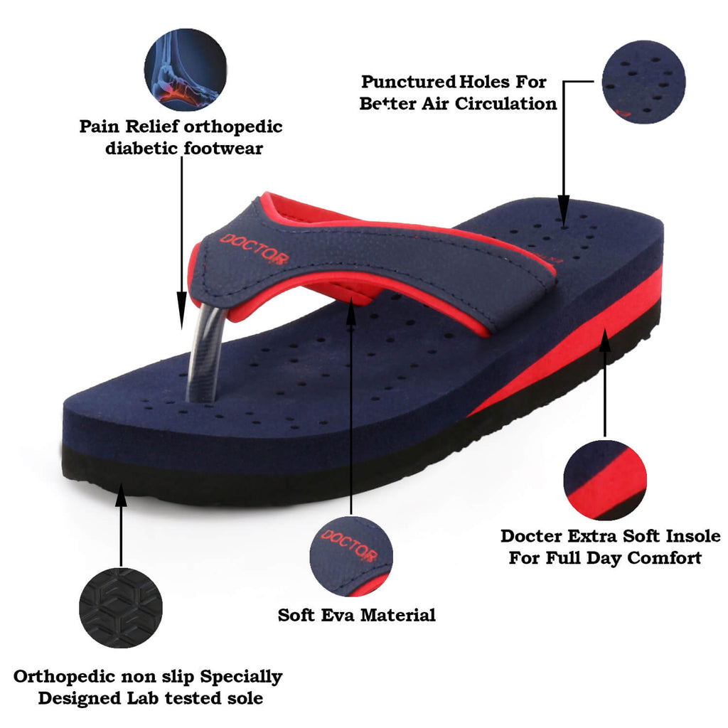 Navy Red Features