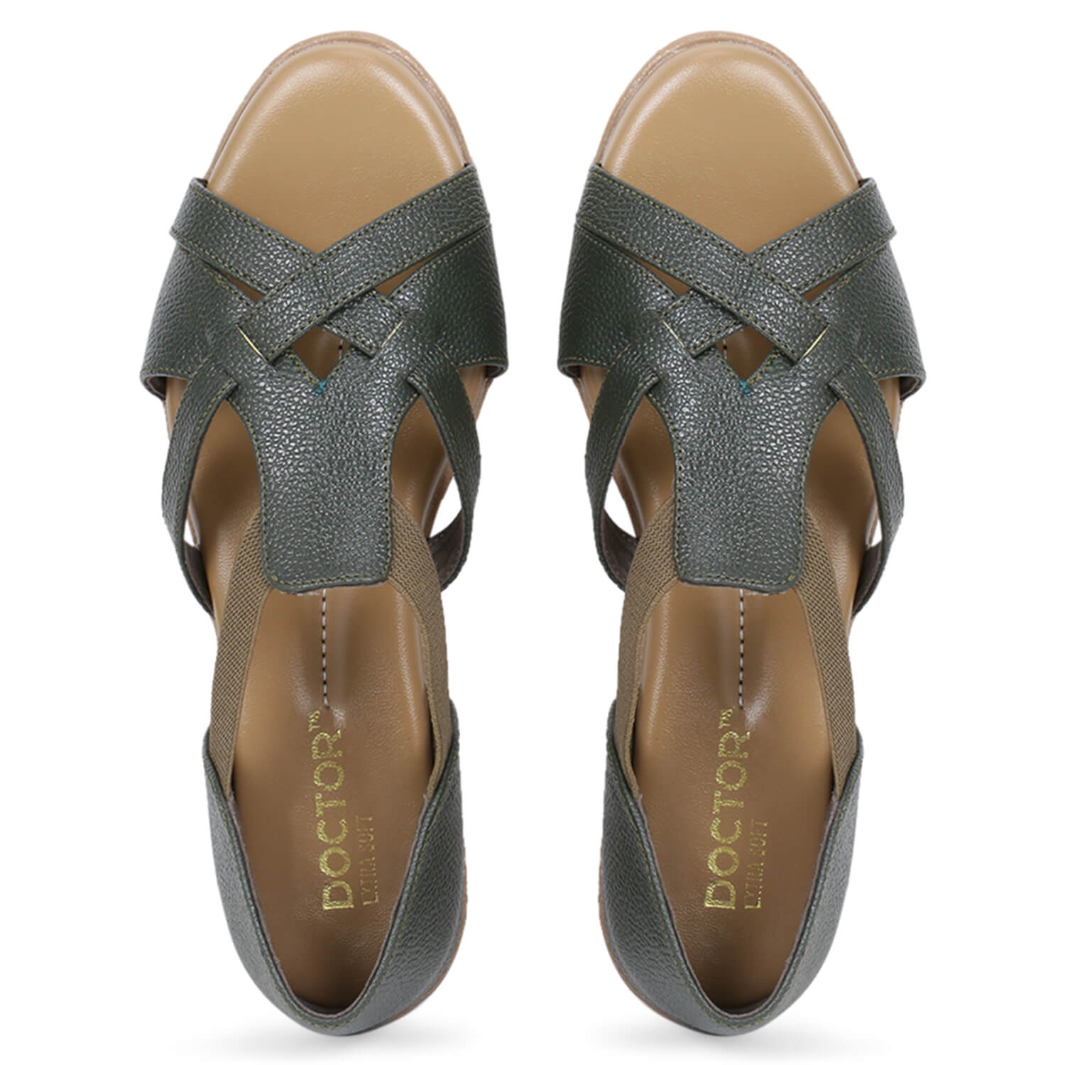 DOCTOR EXTRA SOFT Women's Sandals ART-537 Cushioned Foot Bed For Foot Pain, Ankle Pain & Heel Pain