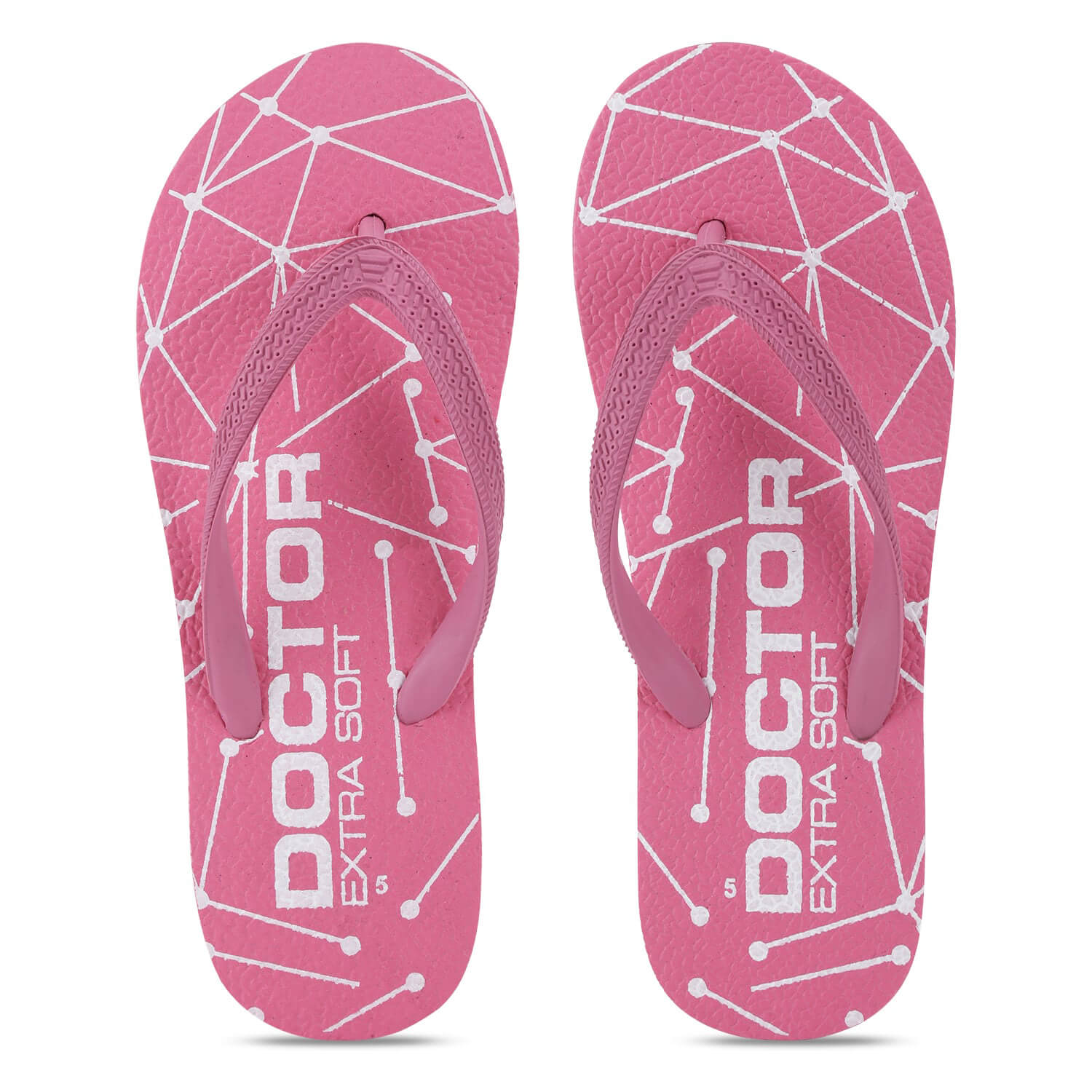 DOCTOR EXTRA SOFT Women's Slippers/Flip-Flops Hawaii OR-D-02 Lightweight & Anti Skid