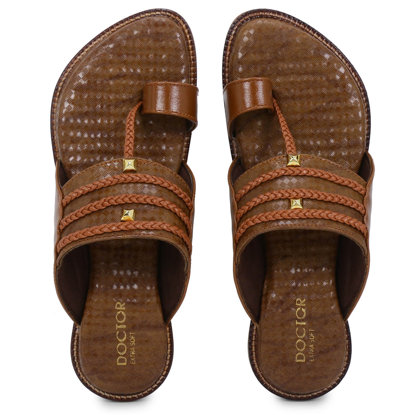 Doctor Extra Soft L-9, Ankle Pain, Knee Pain & Back Pain Casual Wear Stylish Chappal/Sandals for Men's-Gents-Boy's